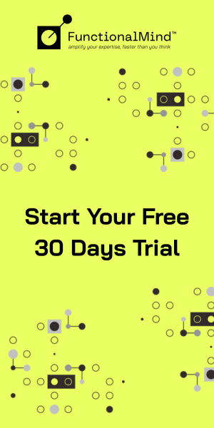 Start your free 30 days trial with FunctionalMind